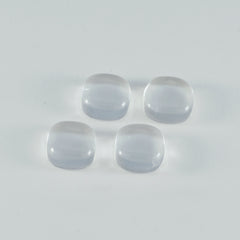 Crystal Quartz 1PC Tiny 6x6 MM Cushion Cabochon White Splendid semi Precious Semi Precious Gemstone