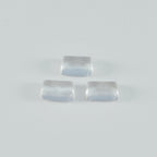 Crystal Quartz 10PC Tiny 3x5 MM Emerald Cabochon White Superior semi Precious Loose Gemstone
