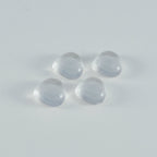 Crystal Quartz 1PC Large 11x11 MM Heart Cabochon White Lustrous semi Precious Gems