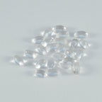 Crystal Quartz 10PC Tiny 3x6 MM Marquise  Cabochon White Luster semi Precious Loose Gemstones
