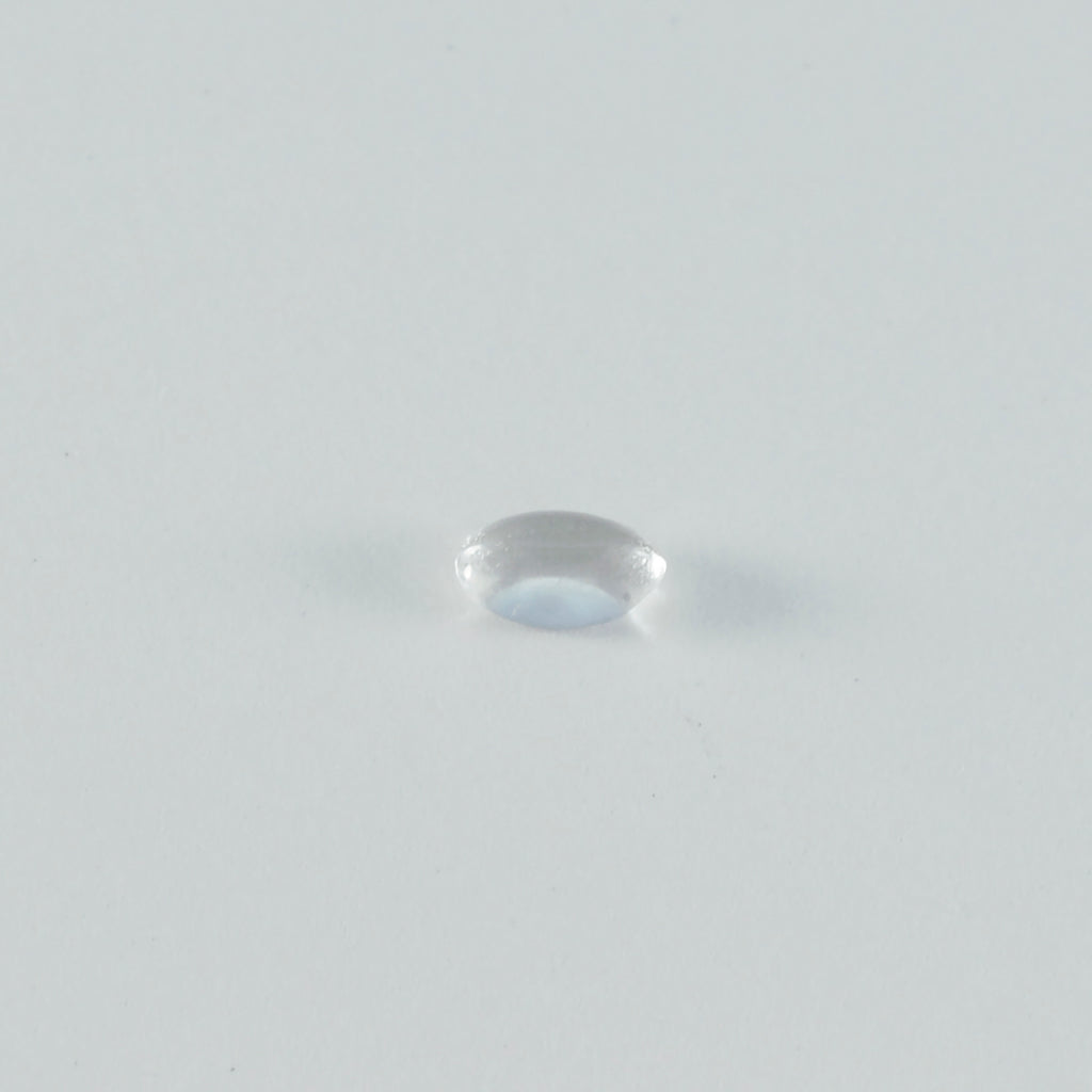 Crystal Quartz 10PC Tiny 3x6 MM Marquise  Cabochon White Luster semi Precious Loose Gemstones