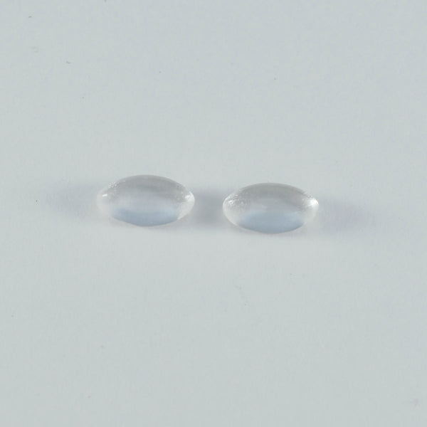 Crystal Quartz 1PC Small 6x12 MM Marquise  Cabochon White Fine semi Precious Gems