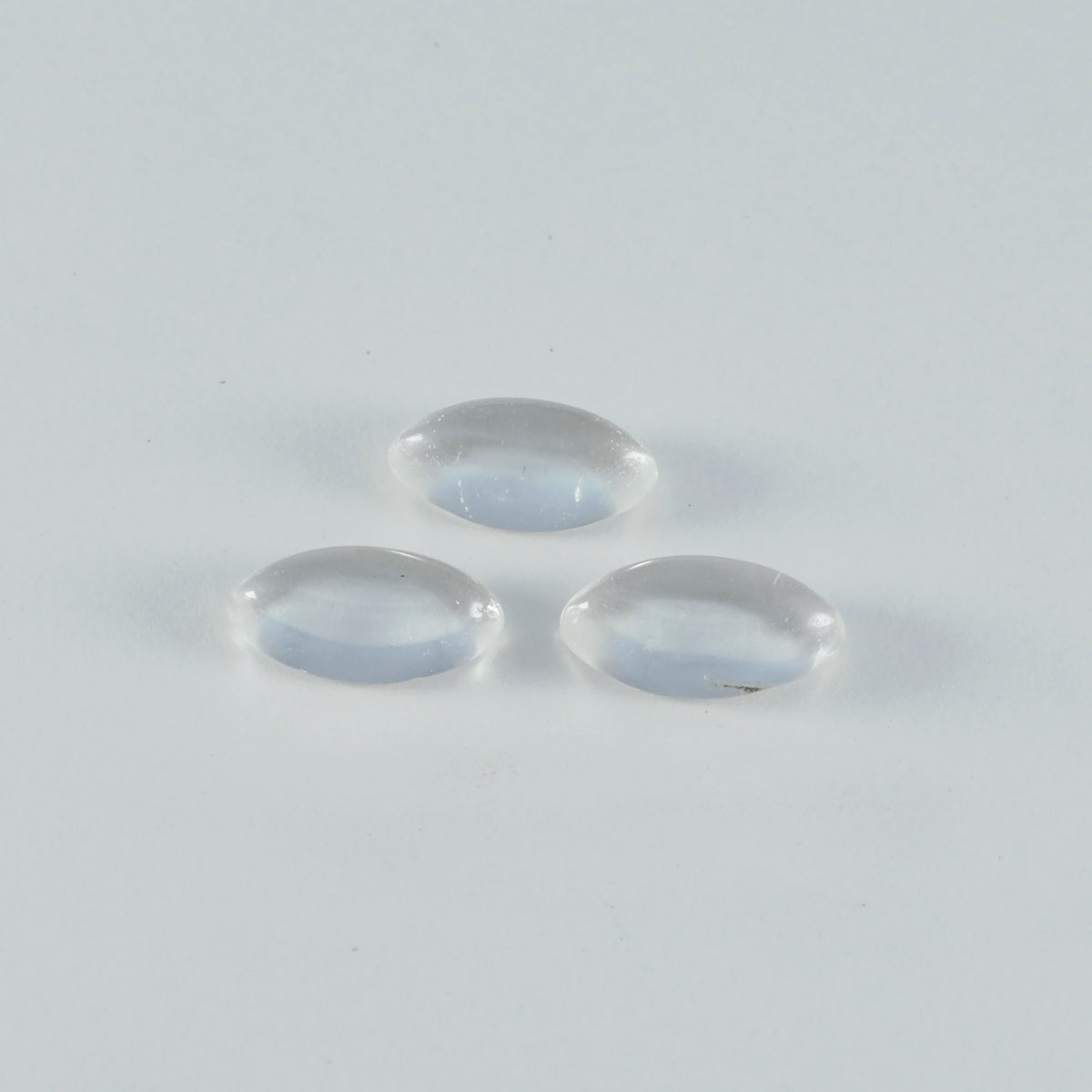 Crystal Quartz 1PC Medium 7x14 MM Marquise  Cabochon White High Quality semi Precious Loose Gems