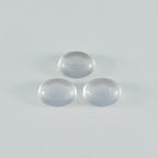 Crystal Quartz 1PC Large 10x12 MM Oval Cabochon White Luster semi Precious Loose Gems