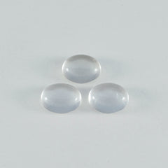 Crystal Quartz 1PC Large 10x12 MM Oval Cabochon White Luster semi Precious Loose Gems