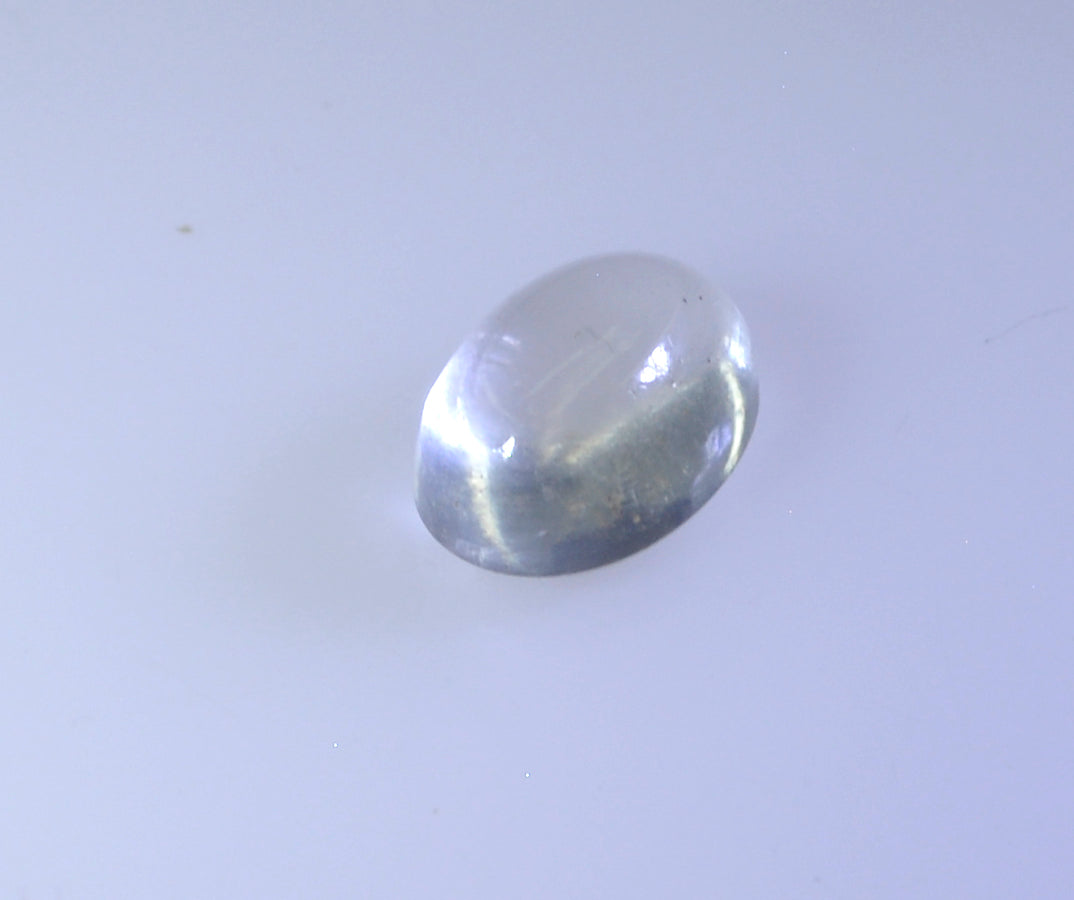 Crystal Quartz 1PC Large 10x12 MM Oval Cabochon White Luster semi Precious Loose Gems Image principale du produit