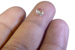 Crystal Quartz 1PC Large 10x12 MM Oval Cabochon White Luster semi Precious Loose Gems