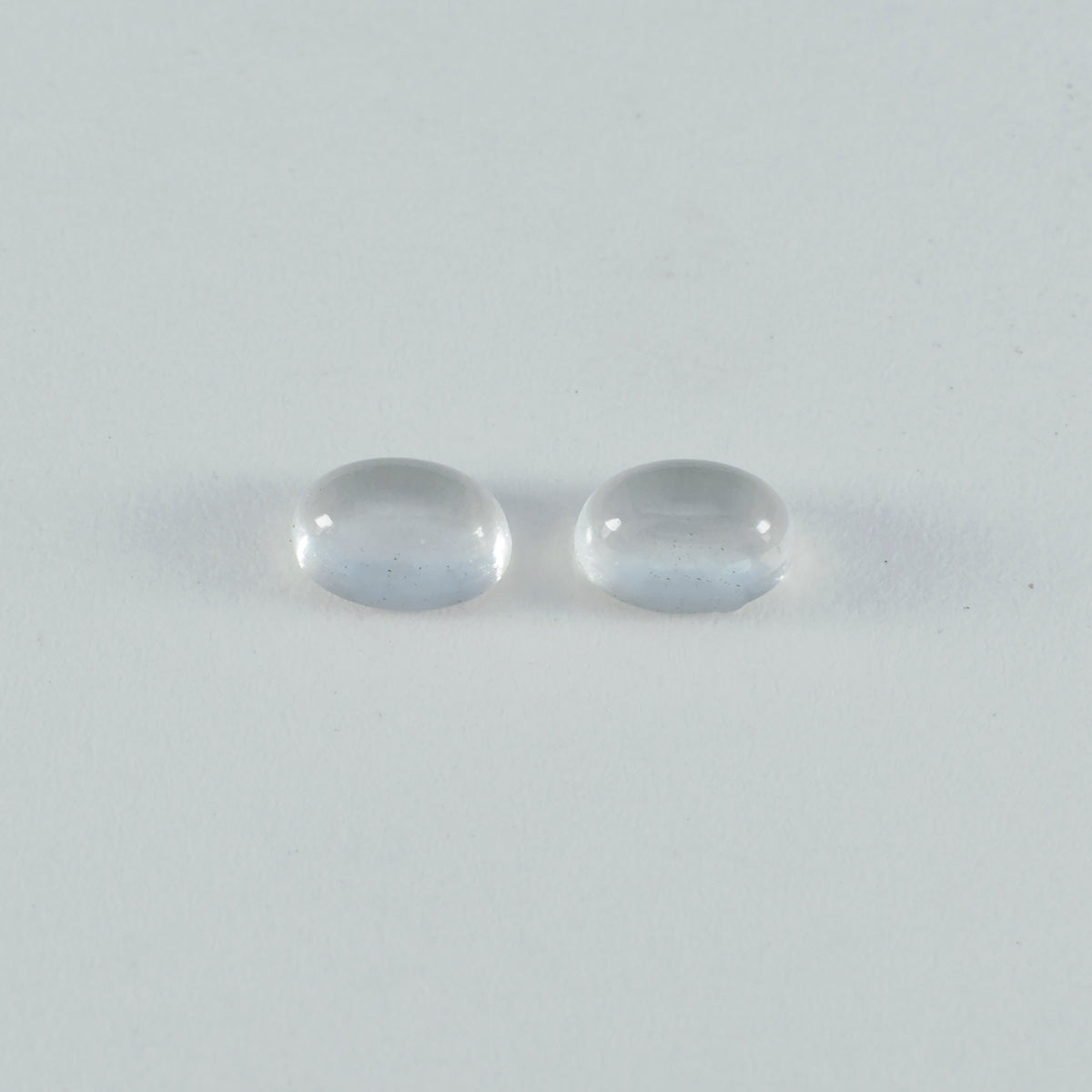 Crystal Quartz 1PC Tiny 5x7 MM Oval Cabochon White Genuine semi Precious Precious Gemstone