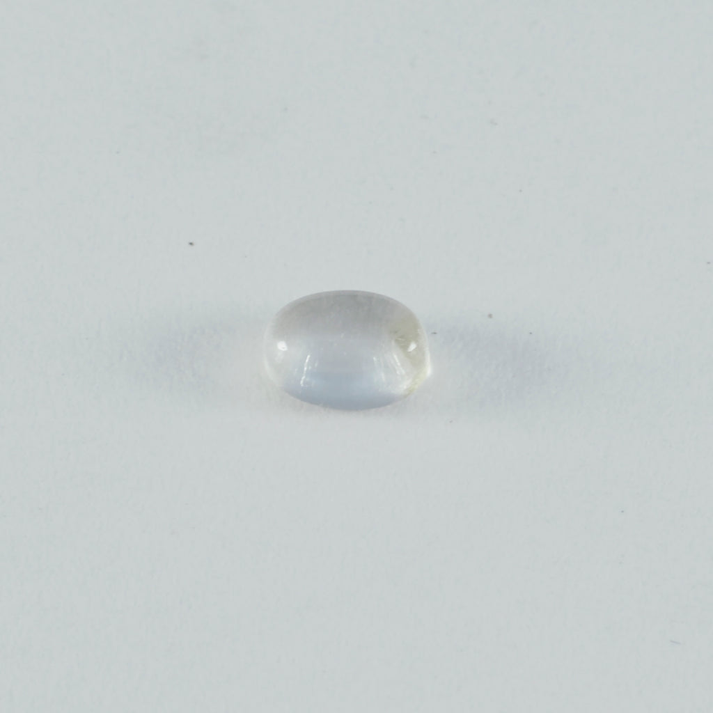 Crystal Quartz 1PC Large 8x12 MM Oval Cabochon White Splendid semi Precious Gems