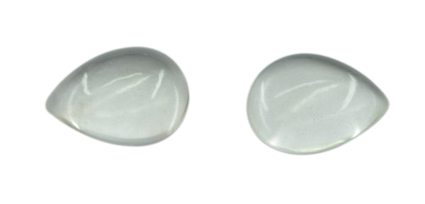 Crystal Quartz 10PC Tiny 4x6 MM Pear Cabochon White Fine semi Precious Semi Precious Gemstone