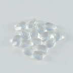 Crystal Quartz 10PC Tiny 4x6 MM Pear Cabochon White Fine semi Precious Semi Precious Gemstone