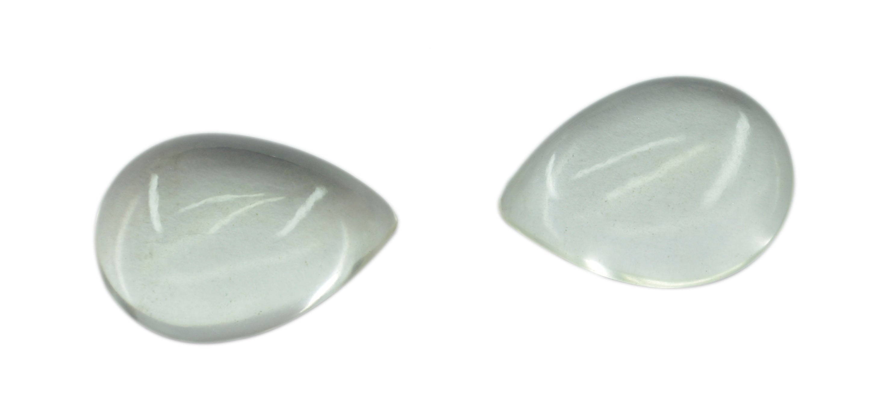 Crystal Quartz 1PC Tiny 5x7 MM Pear Cabochon White High Quality semi Precious Precious Gemstone