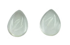 Crystal Quartz 1PC Small 6x9 MM Pear Cabochon White Genuine semi Precious Loose Gems