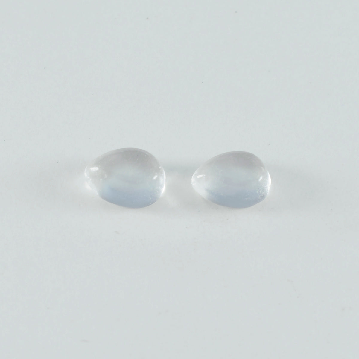 Crystal Quartz 1PC Large 9x11 MM Pear Cabochon White Brilliant semi Precious Precious Gemstone Image secondaire du produit