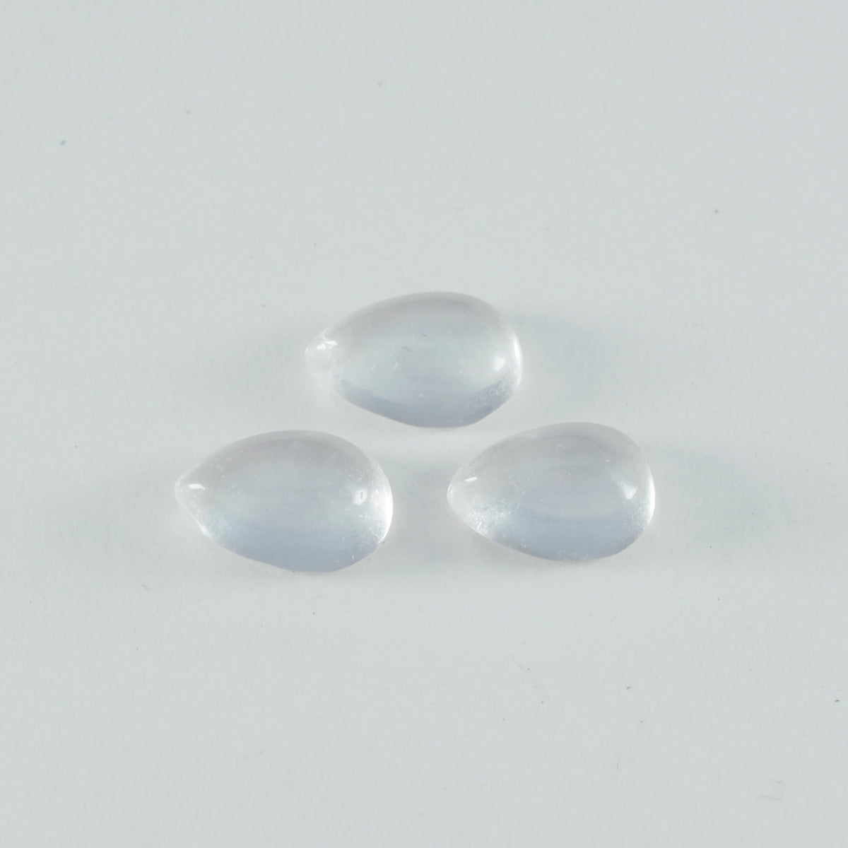 Crystal Quartz 1PC Large 9x11 MM Pear Cabochon White Brilliant semi Precious Precious Gemstone