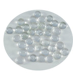 Crystal Quartz 10PC Tiny 4x4 MM Round Cabochon White Sparkling semi Precious Gems