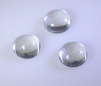 Crystal Quartz 1PC Large 10x10 MM Round Cabochon White Fine semi Precious Gems