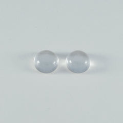 Crystal Quartz 1PC Large 11x11 MM Round Cabochon White High Quality semi Precious Loose Gems
