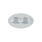 Crystal Quartz 1PC Small 7x7 MM Square Cabochon White Natural semi Precious Semi Precious Gemstone