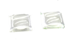 Crystal Quartz 10PC Tiny 3x3 MM Square Cabochon White Lustrous semi Precious Gems