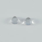 Crystal Quartz 1PC Large 11x11 MM Triangle Cabochon White High Quality semi Precious Precious Gemstone