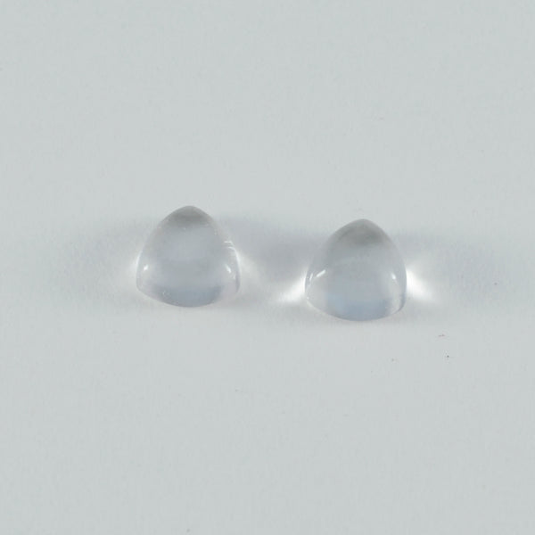 Crystal Quartz 1PC Large 11x11 MM Triangle Cabochon White High Quality semi Precious Precious Gemstone