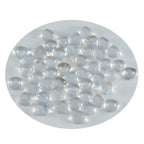 Crystal Quartz 10PC Tiny 3x3 MM Triangle Cabochon White Brilliant semi Precious Loose Gemstones