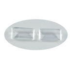 Crystal Quartz 1PC Medium 7x14 MM Baguette Faceted White Superior Semi Precious Gems