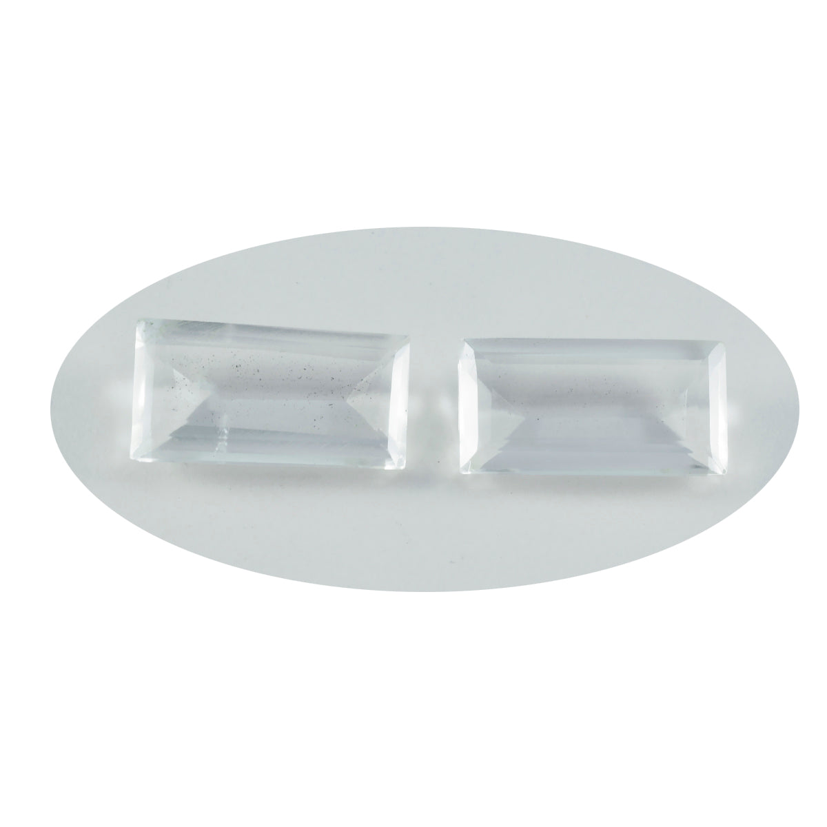 Crystal Quartz 1PC Large 8x16 MM Baguette Faceted White Pure Semi Precious Loose Gems