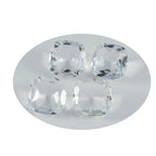 Crystal Quartz 1PC Large 12x12 MM Cushion Faceted White High Quality Semi Precious Loose Gems