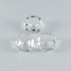 Crystal Quartz 1PC Small 7x7 MM Cushion Faceted White Splendid Semi Precious Gems