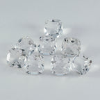 Crystal Quartz 1PC Medium 9x9 MM Cushion Faceted White Lustrous Semi Precious Loose Gemstone