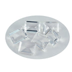 Crystal Quartz 1PC Large 10x14 MM Emerald Faceted White Pure Semi Precious Loose Gems