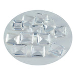 Crystal Quartz 1PC Tiny 5x7 MM Emerald Faceted White Splendid Semi Precious Gems