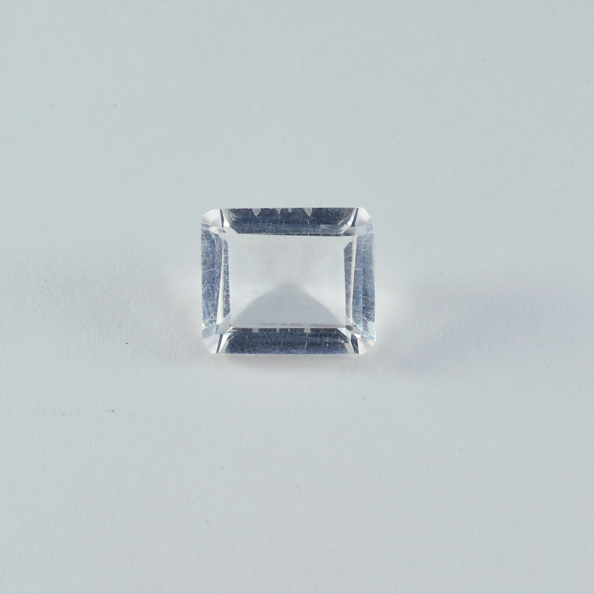 Crystal Quartz 1PC Large 10x14 MM Emerald Faceted White Pure Semi Precious Loose Gems