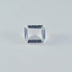 Crystal Quartz 1PC Large 10x14 MM Emerald Faceted White Pure Semi Precious Loose Gems