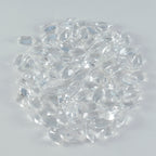 Crystal Quartz 1PC Tiny 3x6 MM Marquise Faceted White Sparkling Semi Precious Loose Gemstone