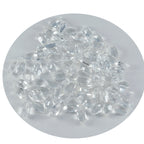 Crystal Quartz 1PC Small 5x10 MM Marquise Faceted White Splendid Semi Precious Gems