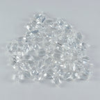Crystal Quartz 1PC Small 5x10 MM Marquise Faceted White Splendid Semi Precious Gems
