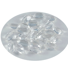 Crystal Quartz 1PC Large 8x16 MM Marquise Faceted White Shine Semi Precious Loose Gemstones