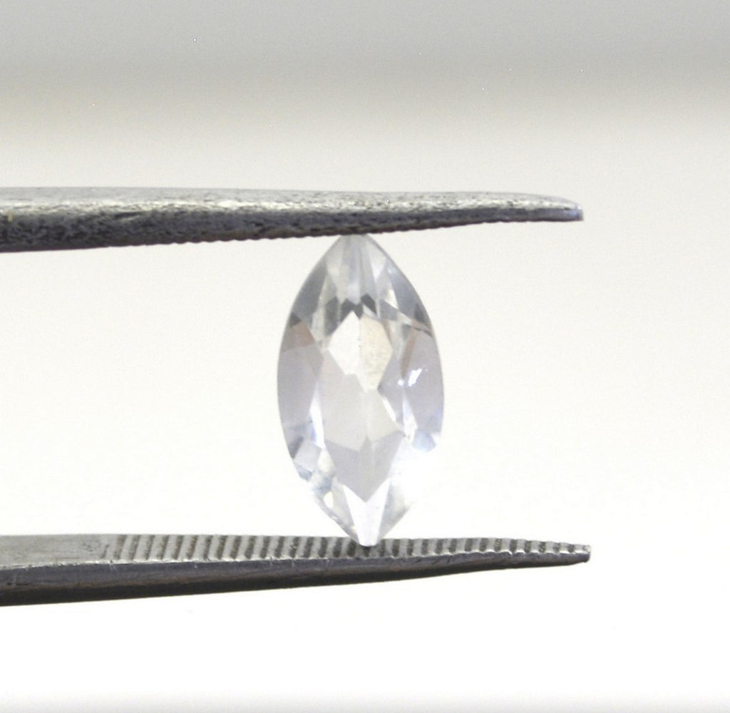 Crystal Quartz 1PC Chunky 10x20 MM Marquise Faceted White Fine Semi Precious Gems