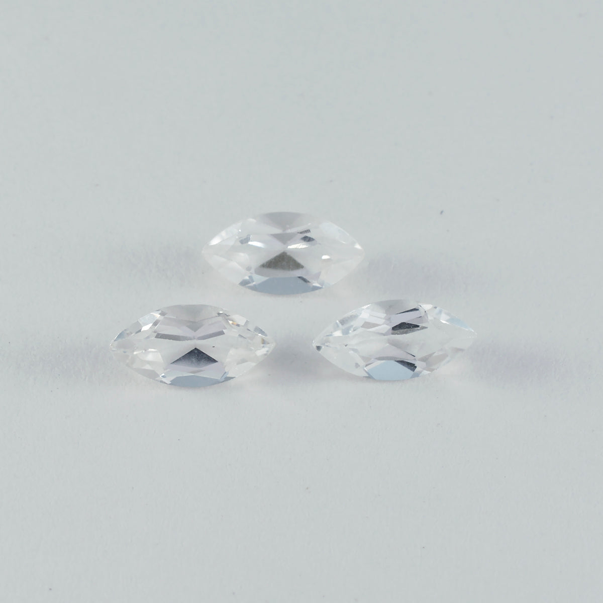 Crystal Quartz 10PC Tiny 2.5x5 MM Marquise Faceted White Brilliant Semi Precious Loose Gems