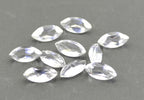 Crystal Quartz 1PC Small 5x10 MM Marquise Faceted White Splendid Semi Precious Gems