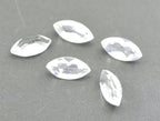 Crystal Quartz 1PC Small 6x12 MM Marquise Faceted White Luster Semi Precious Loose Gems