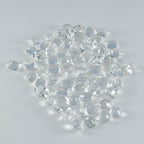 Crystal Quartz 10PC Tiny 3x5 MM Oval Faceted White Natural Semi Precious Loose Gemstone