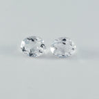 Crystal Quartz 1PC Large 10x14 MM Oval Faceted White Shine Semi Precious Loose Gems