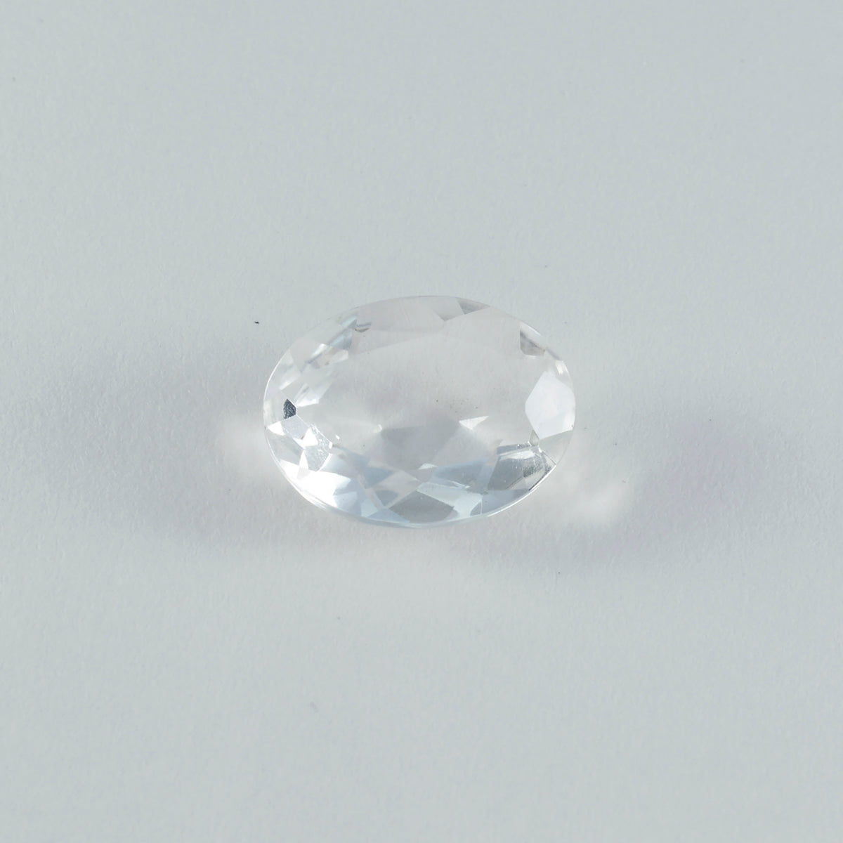 Crystal Quartz 1PC Chunky 15x20 MM Oval Faceted White Natural Semi Precious Gems Главное изображение товара