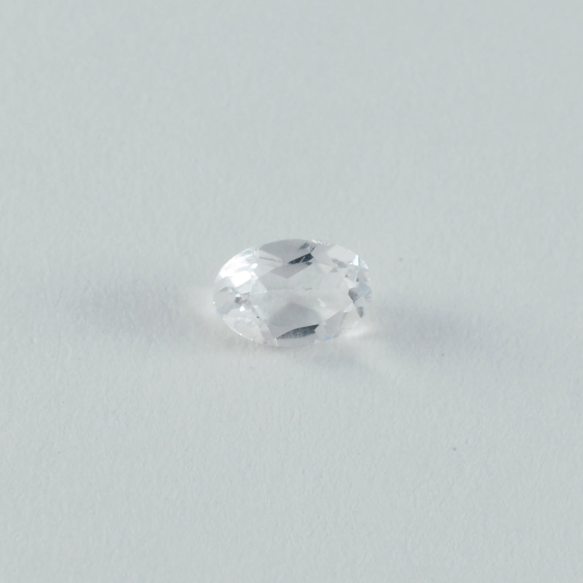 Crystal Quartz 1PC Tiny 5x7 MM Oval Faceted White Superior Semi Precious Gems