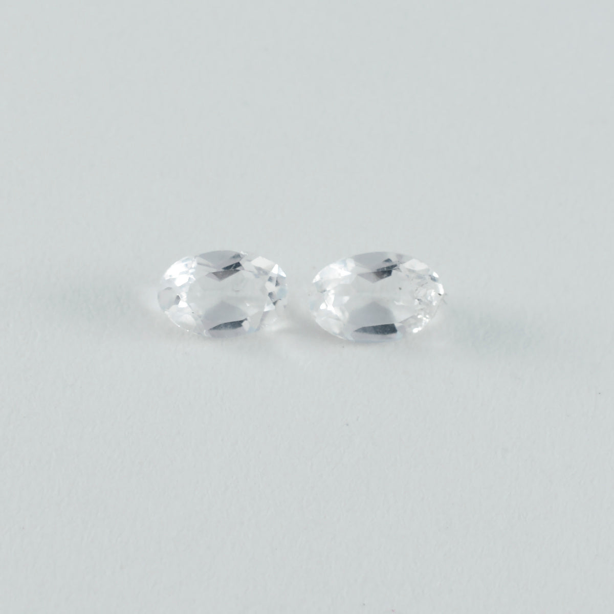 Crystal Quartz 1PC Tiny 5x7 MM Oval Faceted White Superior Semi Precious Gems