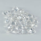 Crystal Quartz 1PC Medium 8x10 MM Oval Faceted White Polished Semi Precious Loose Gems